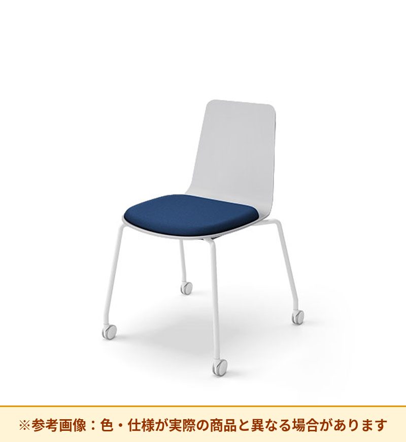 コクヨ ミケット 背素材：PPシート(抗菌剤入) 座素材：布 脚：キャスター脚 K03-B22-1KG2Q64