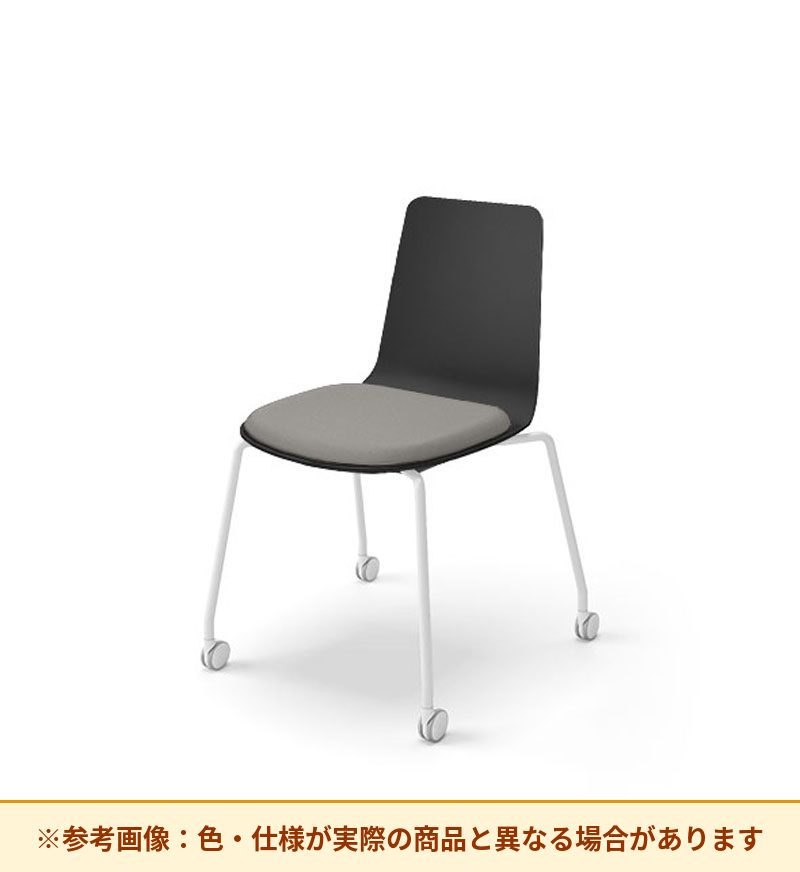 コクヨ ミケット 背素材：PPシート(抗菌剤入) 座素材：布 脚：キャスター脚 K03-B22-1KG2Q64