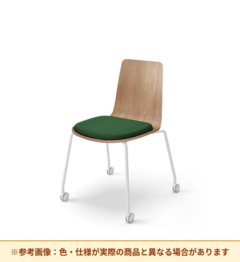 コクヨ ミケット 背素材：合板シート 座素材：布 脚：キャスター脚 K03-B23-MY3G20Y3