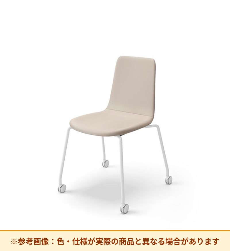 コクヨ ミケット 背素材：エコPVCレザー 座素材：エコPVCレザー 脚：キャスター脚 K03-B24-VZE6X3
