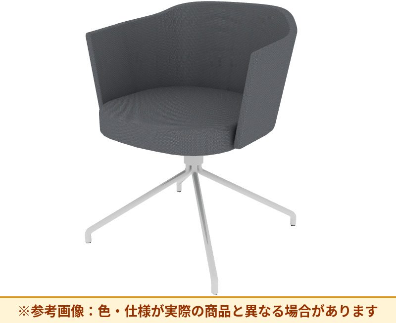 コクヨ チェア コーデ 固定脚（座回転） 張くるみ肘 ハイグレード張 K04-M628SH