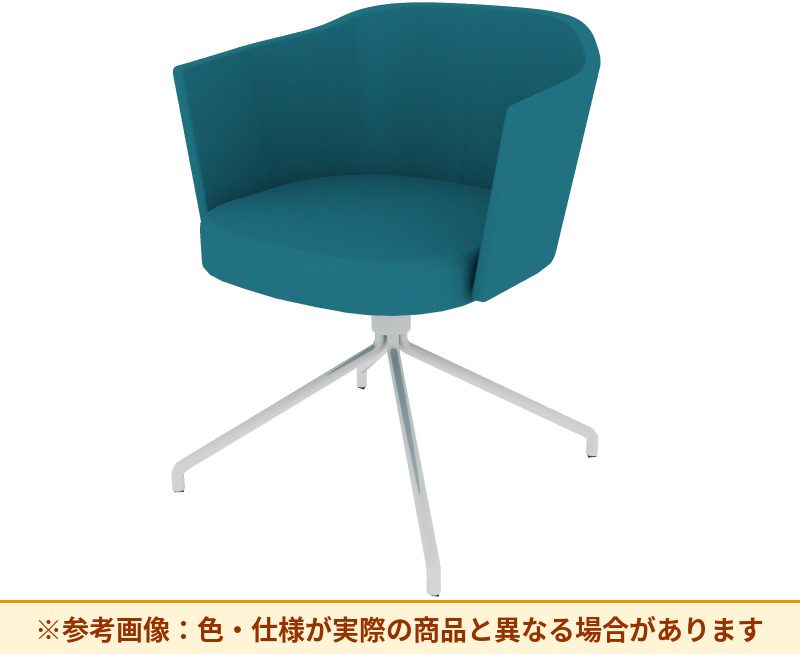 コクヨ チェア コーデ 固定脚（座回転） 張くるみ肘 プレミア張 K04-M628SP