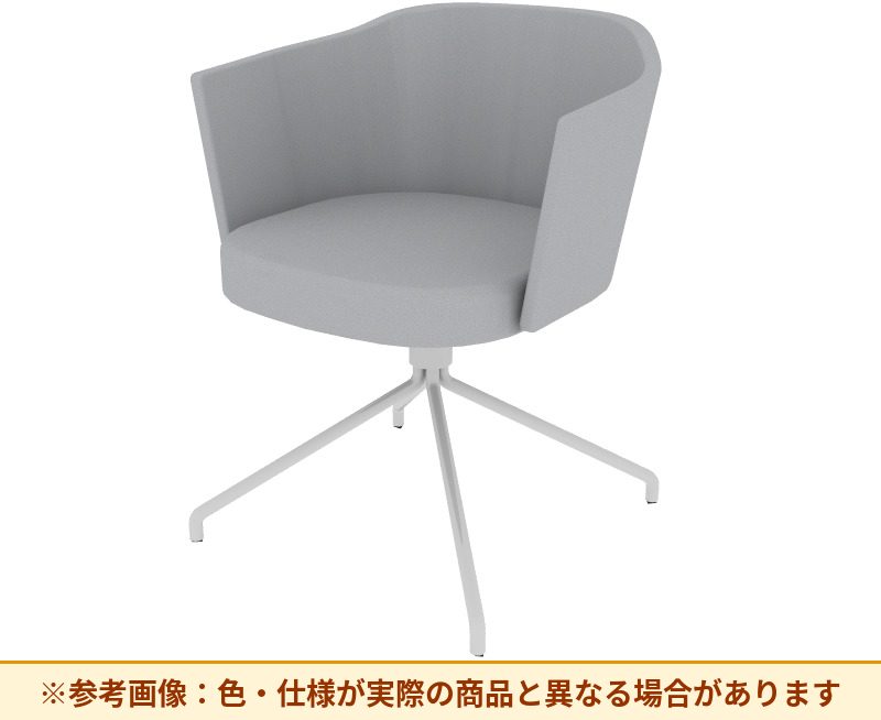 コクヨ チェア コーデ 固定脚（座回転） 張くるみ肘 プレミア張 K04-M628SP