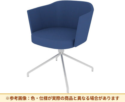 コクヨ チェア コーデ 固定脚（座回転） 張くるみ肘 プレミア張 K04-M628SP