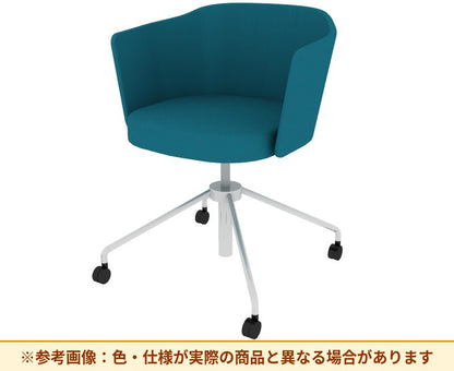 コクヨ チェア コーデ 昇降脚（座回転） 張くるみ肘 プレミア張 K04-MG28SP