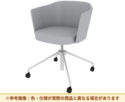 コクヨ チェア コーデ 昇降脚（座回転） 張くるみ肘 プレミア張 K04-MG28SP
