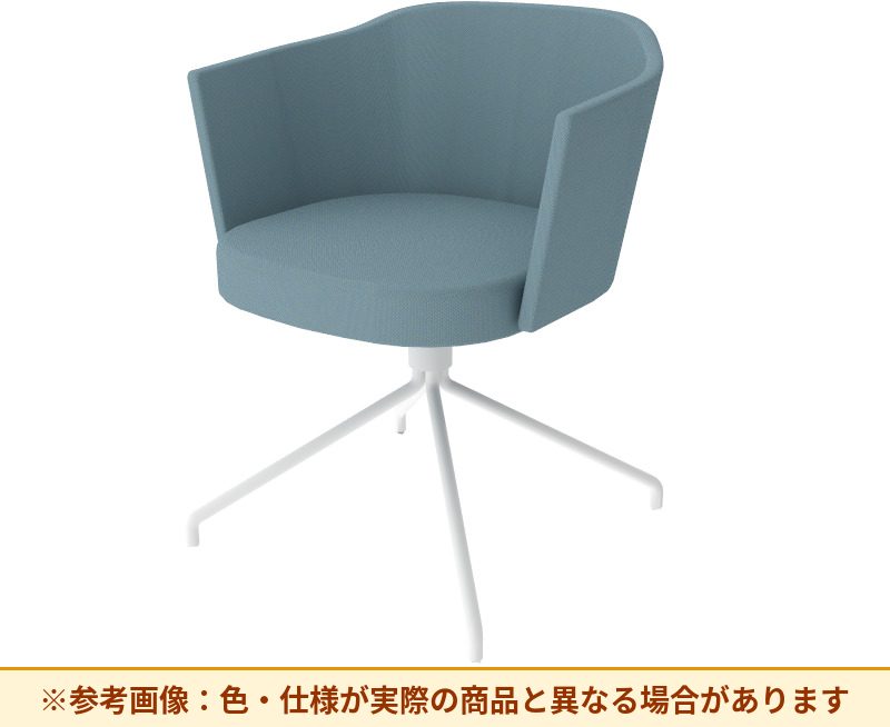 コクヨ チェア コーデ 固定脚（座回転） 張くるみ肘 ハイグレード張 K04-W628SH