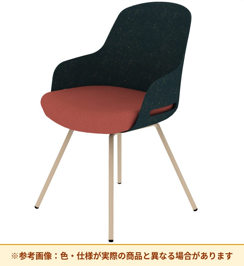 コクヨ チェア リーテ 4本固定脚 背樹脂 K16-Z01CZ-E6Y