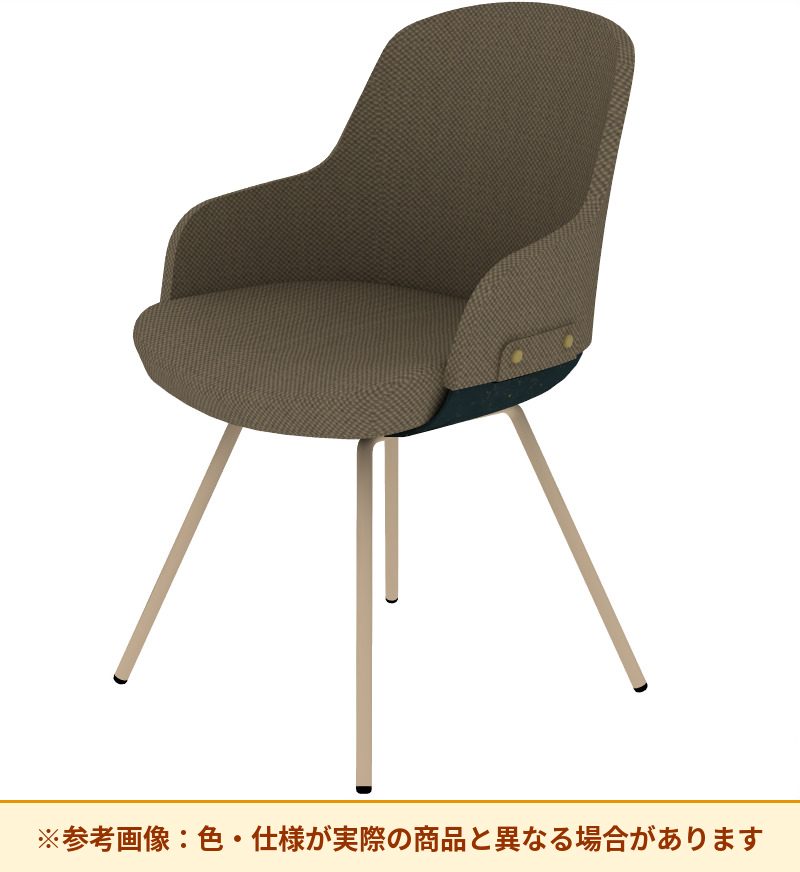 コクヨ チェア リーテ 4本固定脚 背クッション K16-Z02CZ-E6Y