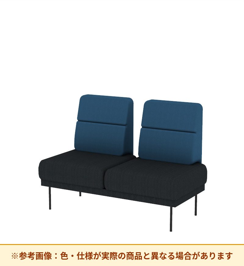 コクヨ ソファ オスファ ワークタイプ ミドル背分離 座分離 巾木有 NTK-WMB14L-6A