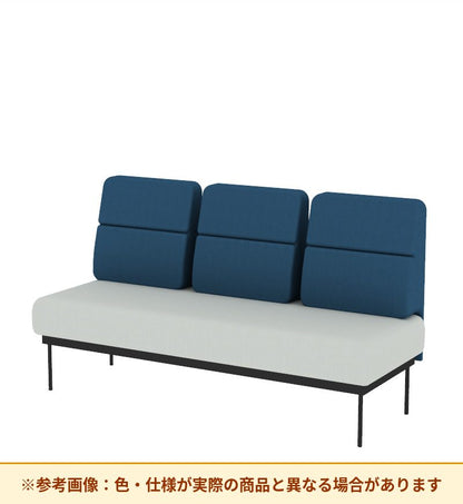 コクヨ ソファ オスファ ワークタイプ ミドル背分離 座一体 巾木無 NTK-WMC21N-6A