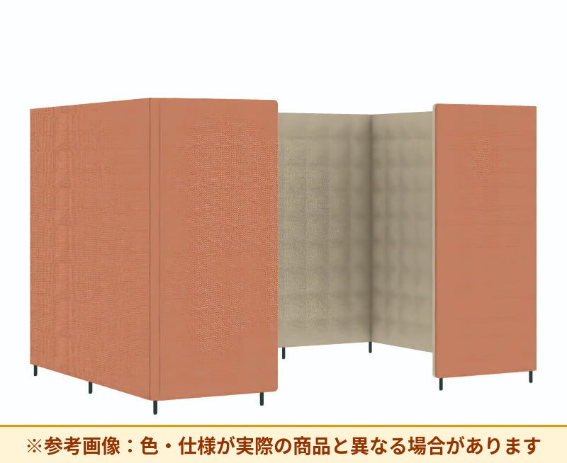 コクヨ ミーティングチェアーブース フォーレ セミクローズ基本 PFR-CCD2916L