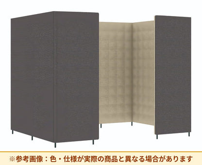 コクヨ ミーティングソファーブース フォーレ セミクローズ基本 PFR-DCD2216H