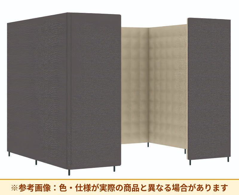 コクヨ ミーティングソファーブース フォーレ セミクローズ基本 PFR-DCD2219H