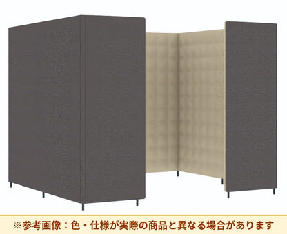 コクヨ ミーティングソファーブース フォーレ セミクローズ基本 PFR-DCD2219H