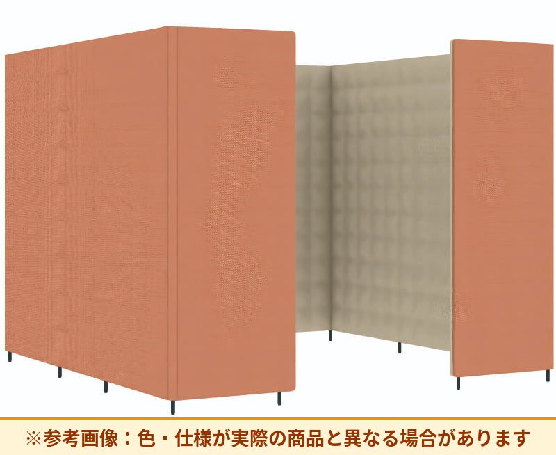 コクヨ ミーティングソファーブース フォーレ セミクローズ基本 PFR-DCD2222H