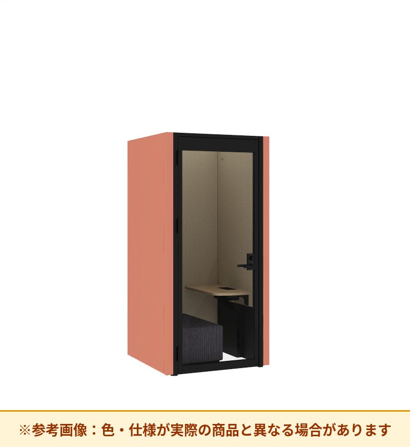 コクヨ ワークポッドテトラ 1人用ソファ 背パネル 右側左開きドア PLP-TF1111L