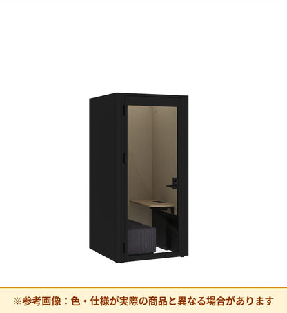 コクヨ ワークポッドテトラ 1人用ソファ 背パネル 右側左開きドア PLP-TF1111L