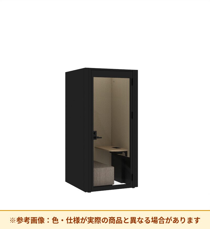 コクヨ ワークポッドテトラ 1人用ソファ 背パネル 右側右開きドア PLP-TF1111R