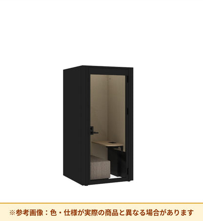 コクヨ ワークポッドテトラ 1人用ソファ 背パネル 右側右開きドア PLP-TF1111R