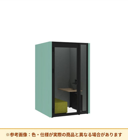 コクヨ ワークポッドテトラ ワイドソファ 背パネル 右側左開きドア PLP-TF1414L