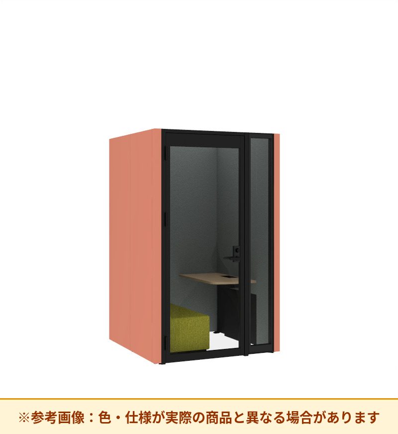 コクヨ ワークポッドテトラ ワイドソファ 背パネル 右側左開きドア PLP-TF1414L