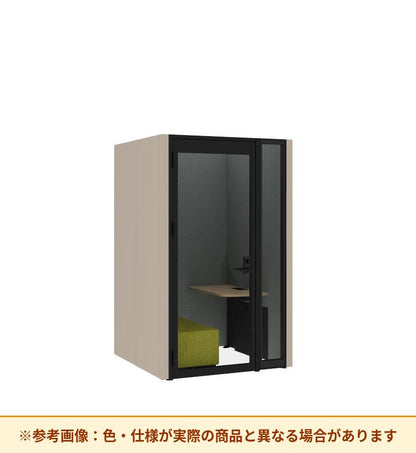 コクヨ ワークポッドテトラ ワイドソファ 背パネル 右側左開きドア PLP-TF1414L