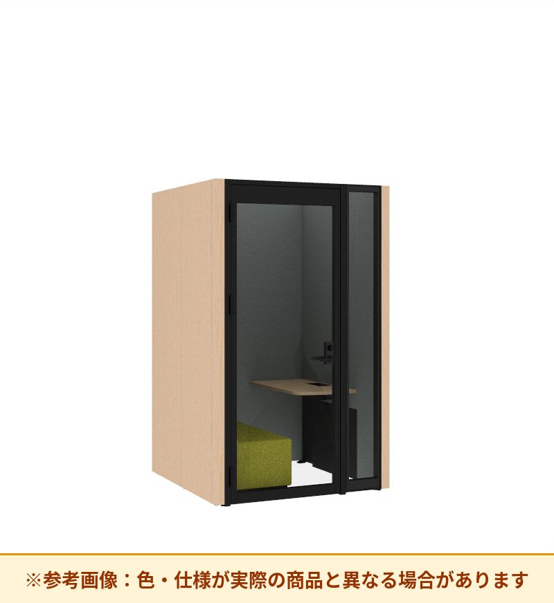 コクヨ ワークポッドテトラ ワイドソファ 背パネル 右側左開きドア PLP-TF1414L