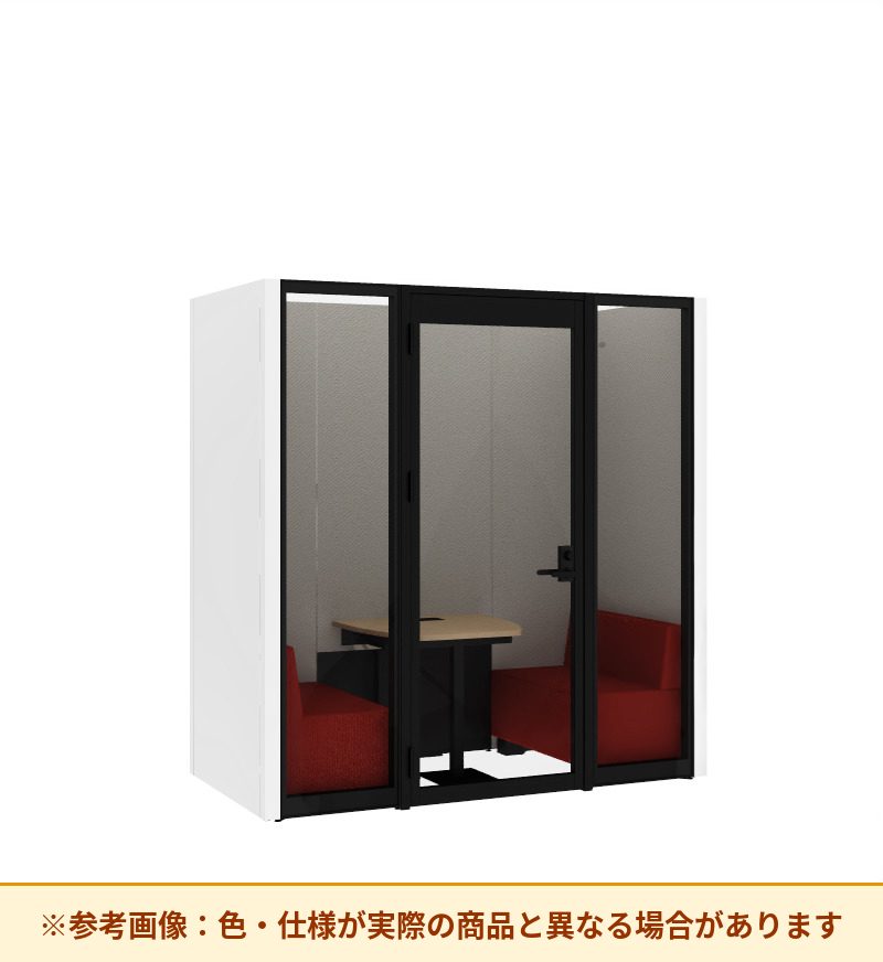 コクヨ ワークポッドテトラ 2人用ソファ 背パネル 右側左開きドア PLP-TF2211L