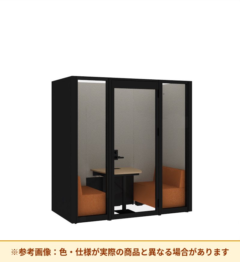 コクヨ ワークポッドテトラ 2人用ソファ 背パネル 右側右開きドア PLP-TF2211R