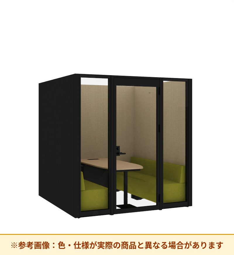 コクヨ ワークポッドテトラ 6人用ソファ 背パネル 右側右開きドア PLP-TF2222R