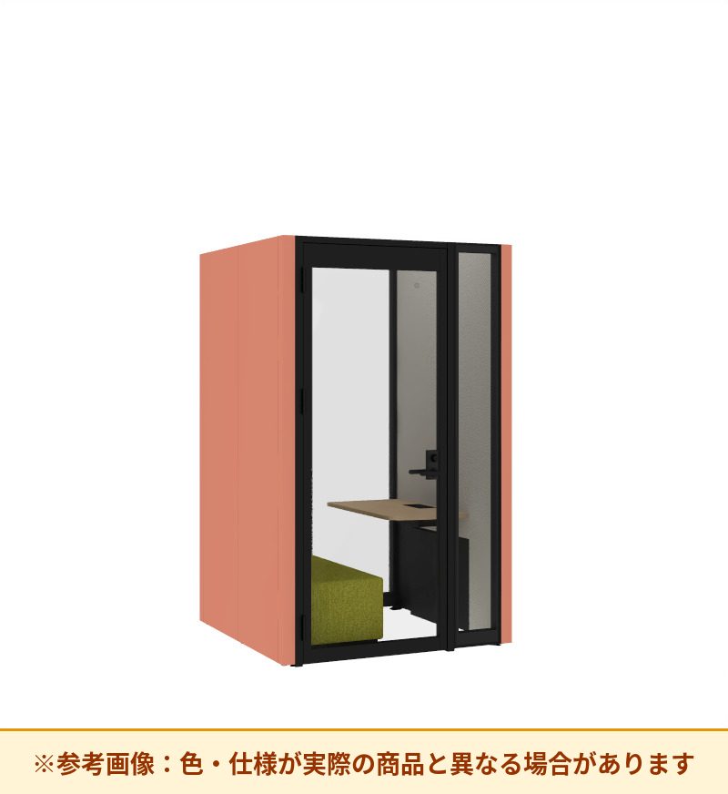 コクヨ ワークポッドテトラ ワイドソファ 背ガラス 右側左開きドア PLP-TG1414L