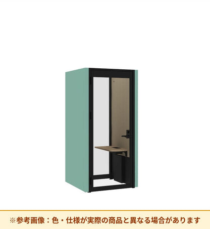 コクヨ ワークポッドテトラ 1人用デスク 背ガラス 右側左開きドア PLP-TU1111L