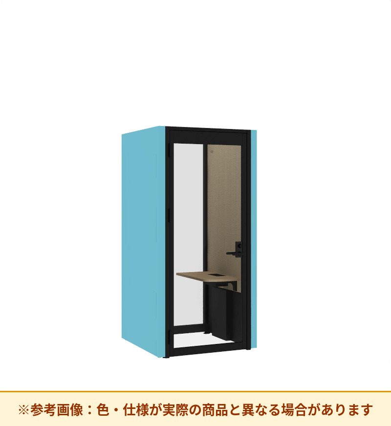 コクヨ ワークポッドテトラ 1人用デスク 背ガラス 右側左開きドア PLP-TU1111L