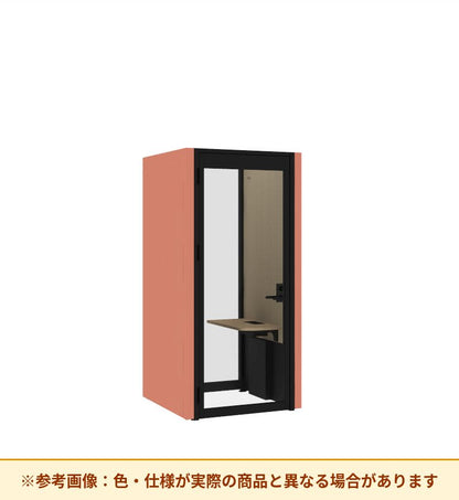 コクヨ ワークポッドテトラ 1人用デスク 背ガラス 右側左開きドア PLP-TU1111L