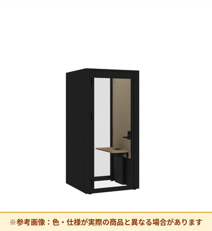 コクヨ ワークポッドテトラ 1人用デスク 背ガラス 右側左開きドア PLP-TU1111L