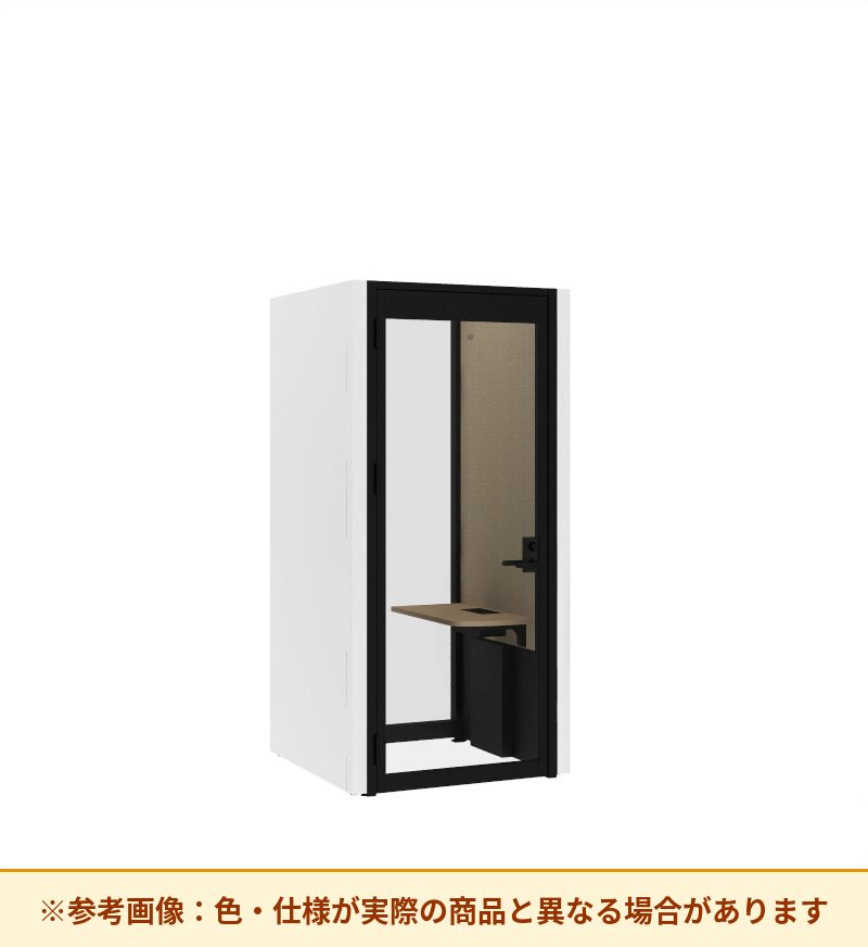 コクヨ ワークポッドテトラ 1人用デスク 背ガラス 右側左開きドア PLP-TU1111L