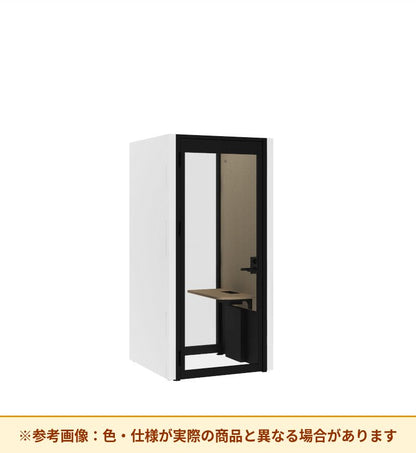 コクヨ ワークポッドテトラ 1人用デスク 背ガラス 右側左開きドア PLP-TU1111L