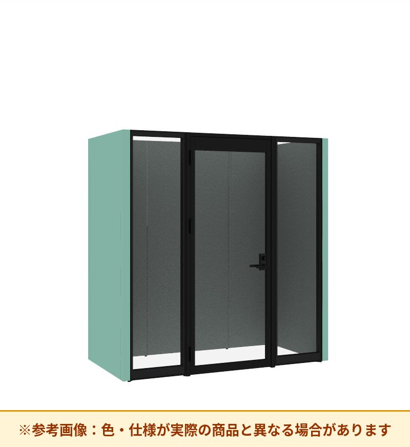 コクヨ ワークポッドテトラ 2人用フリー 背パネル 右側左開きドア PLP-TX2211L