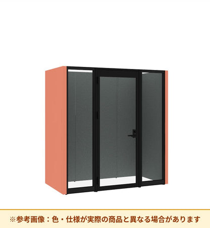 コクヨ ワークポッドテトラ 2人用フリー 背パネル 右側左開きドア PLP-TX2211L