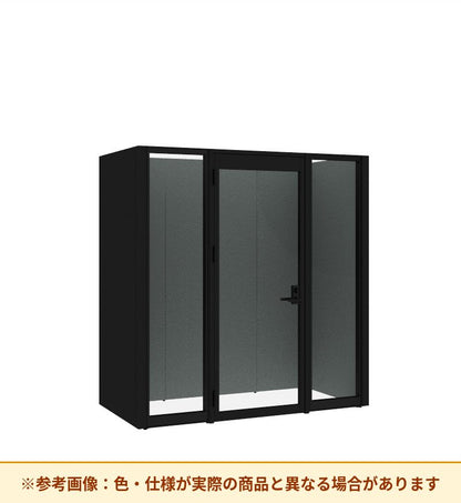 コクヨ ワークポッドテトラ 2人用フリー 背パネル 右側左開きドア PLP-TX2211L