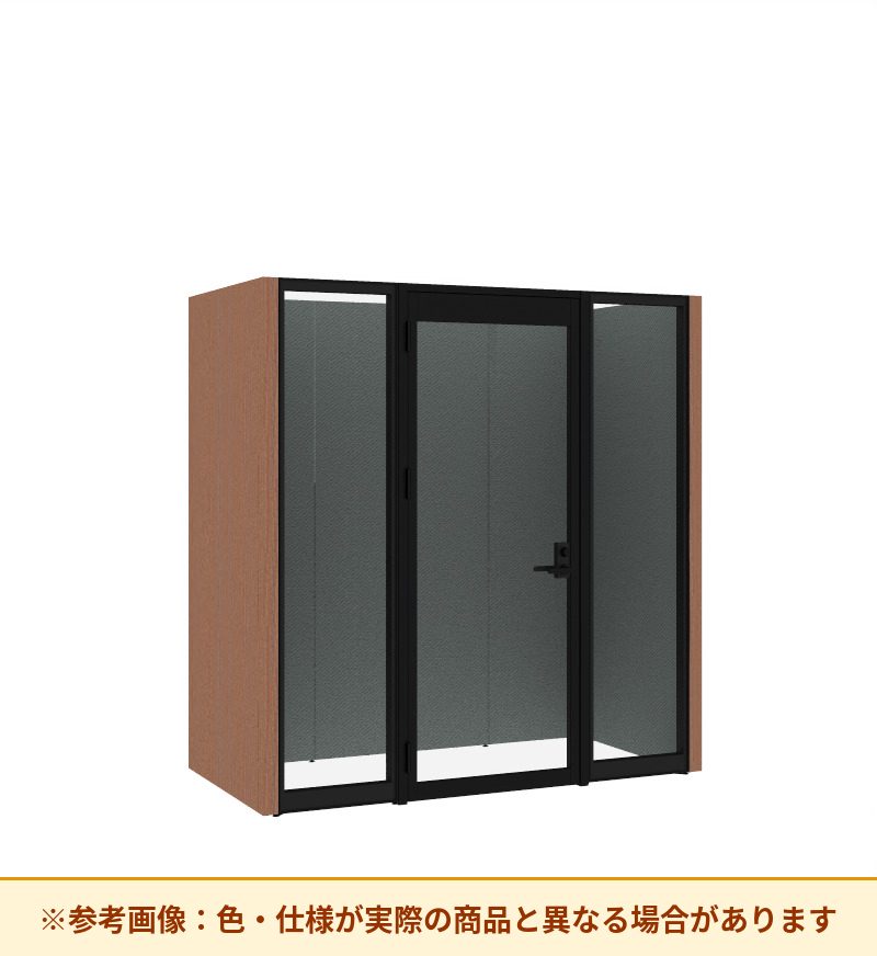 コクヨ ワークポッドテトラ 2人用フリー 背パネル 右側左開きドア PLP-TX2211L