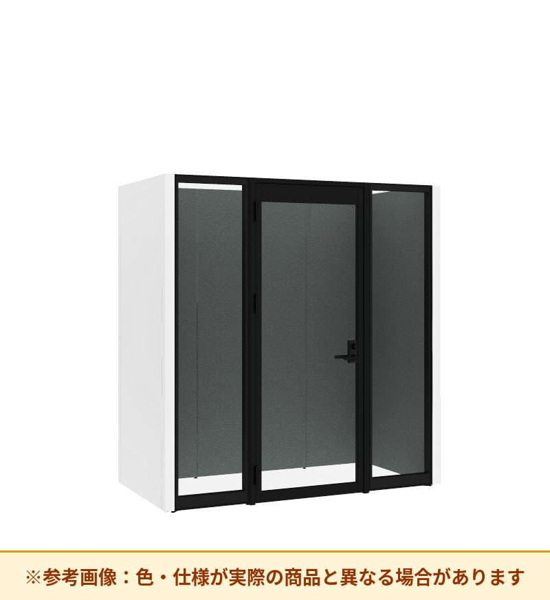 コクヨ ワークポッドテトラ 2人用フリー 背パネル 右側左開きドア PLP-TX2211L