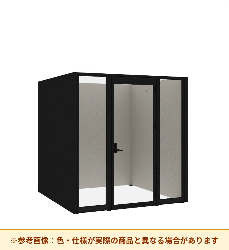 コクヨ ワークポッドテトラ 6人用フリー 背パネル 右側右開きドア PLP-TX2222R