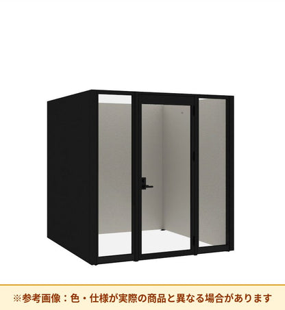 コクヨ ワークポッドテトラ 6人用フリー 背パネル 右側右開きドア PLP-TX2222R