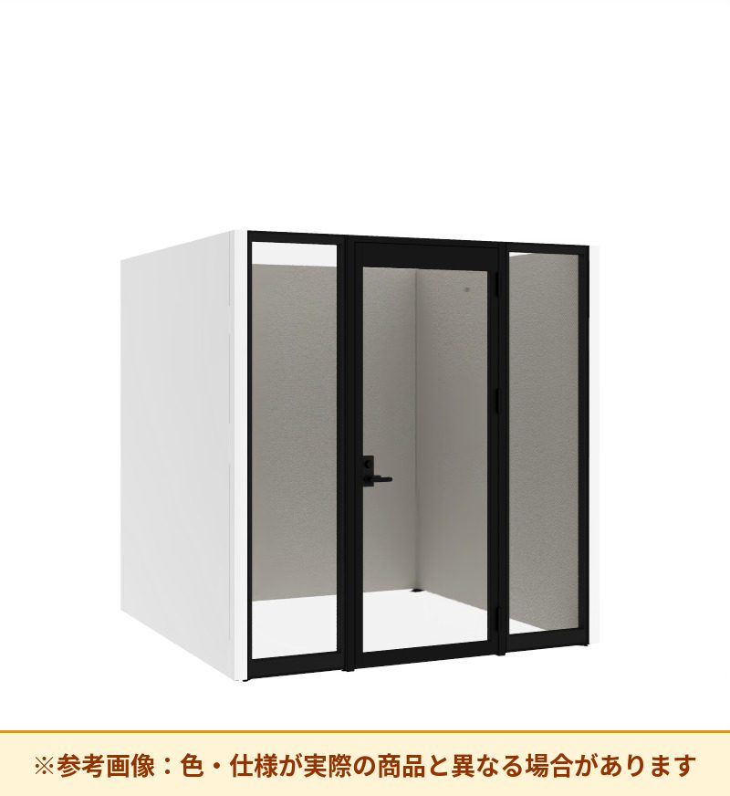 コクヨ ワークポッドテトラ 6人用フリー 背パネル 右側右開きドア PLP-TX2222R