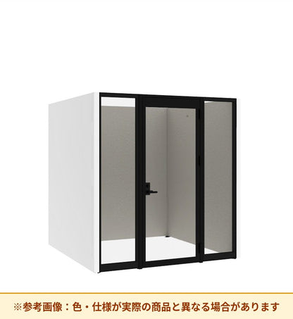 コクヨ ワークポッドテトラ 6人用フリー 背パネル 右側右開きドア PLP-TX2222R