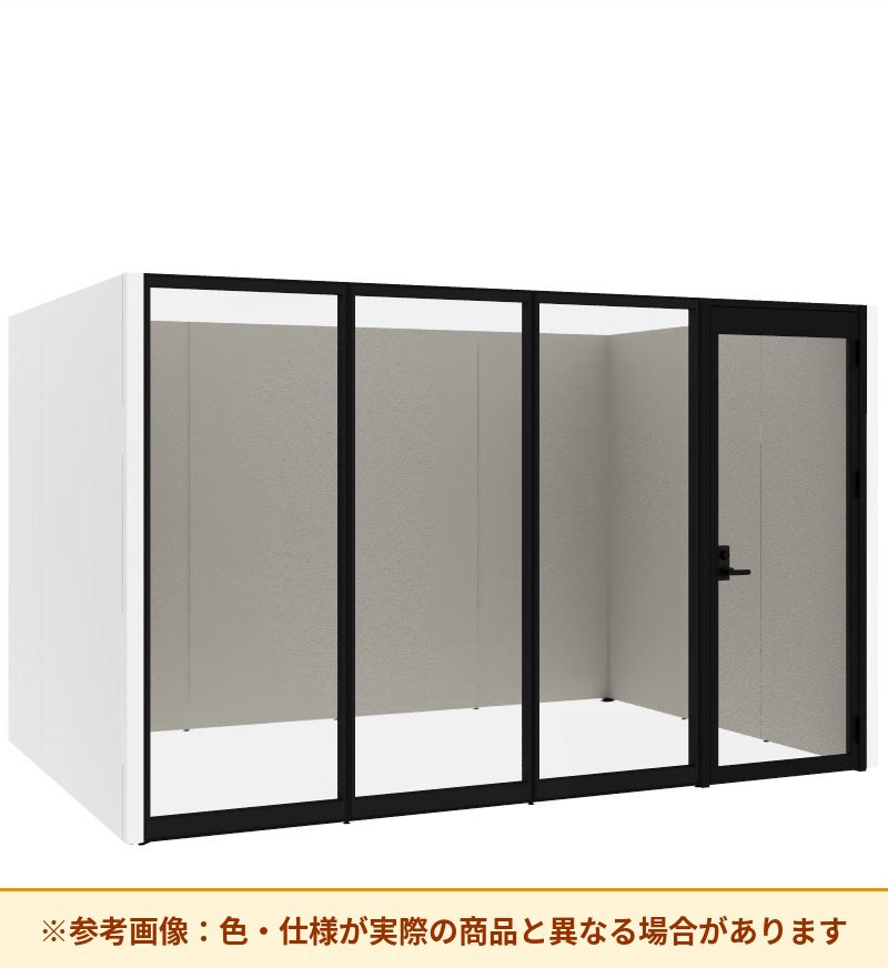 コクヨ ワークポッドテトラ 8人用フリー 背パネル 右側右開きドア PLP-TX3725R
