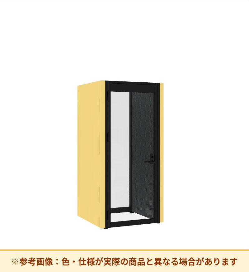 コクヨ ワークポッドテトラ 1人用フリー 背ガラス 右側左開きドア PLP-TY1111L