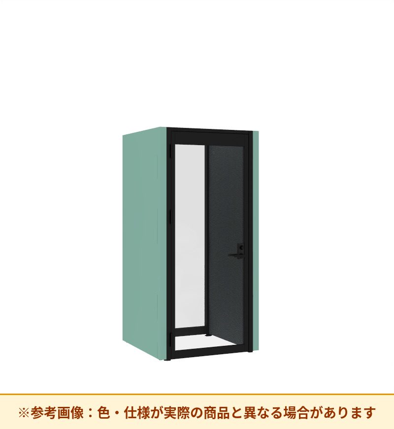 コクヨ ワークポッドテトラ 1人用フリー 背ガラス 右側左開きドア PLP-TY1111L